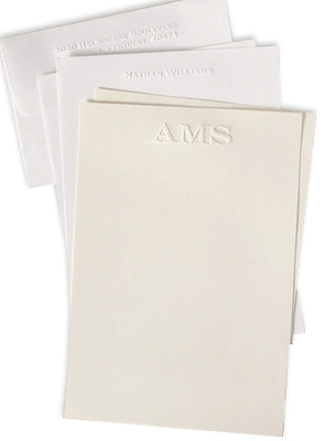 Favorite Letter Sheets - Embossed